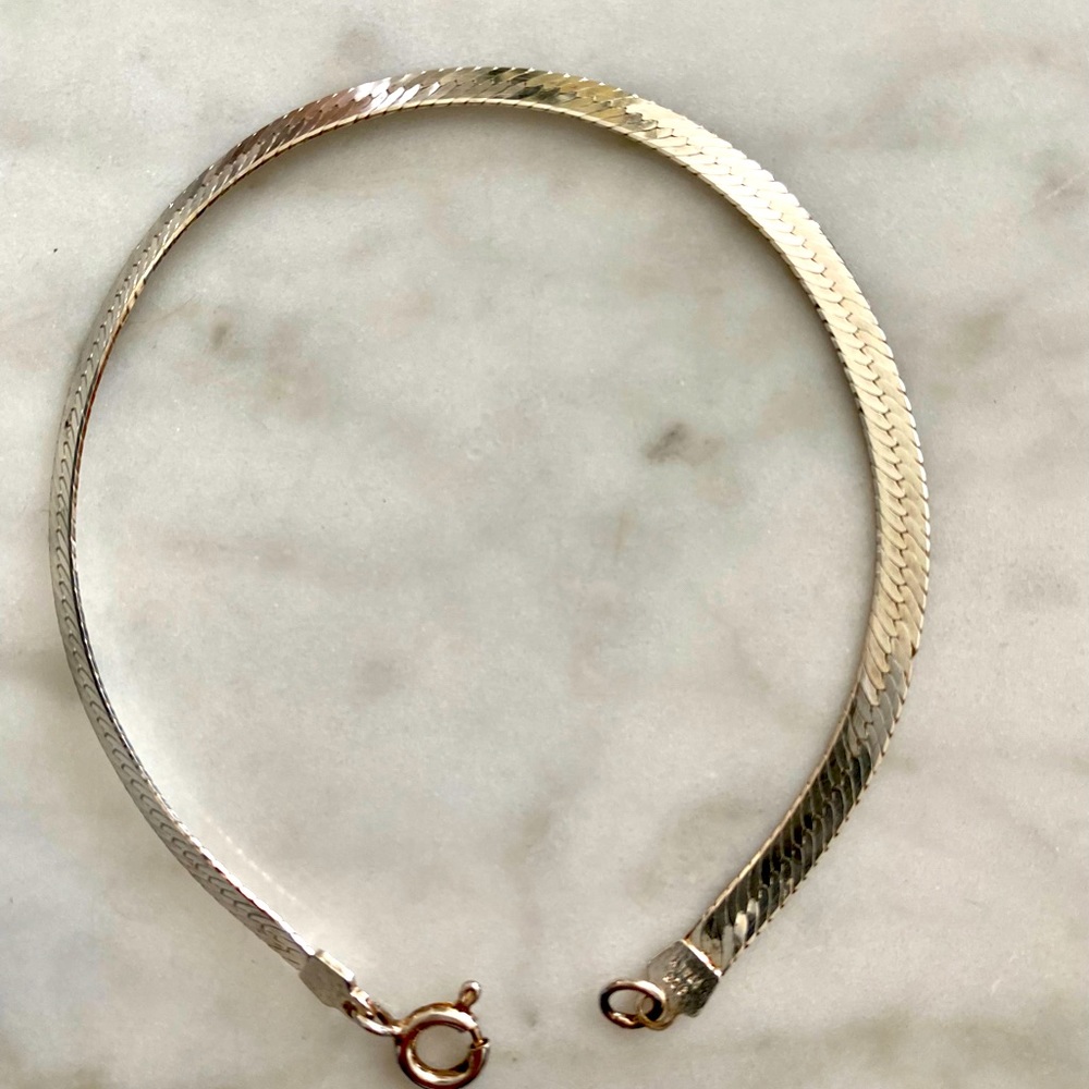 Chain Bracelet- Sterling silver - 7 inch
